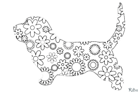 basset Coloring Pages To Print